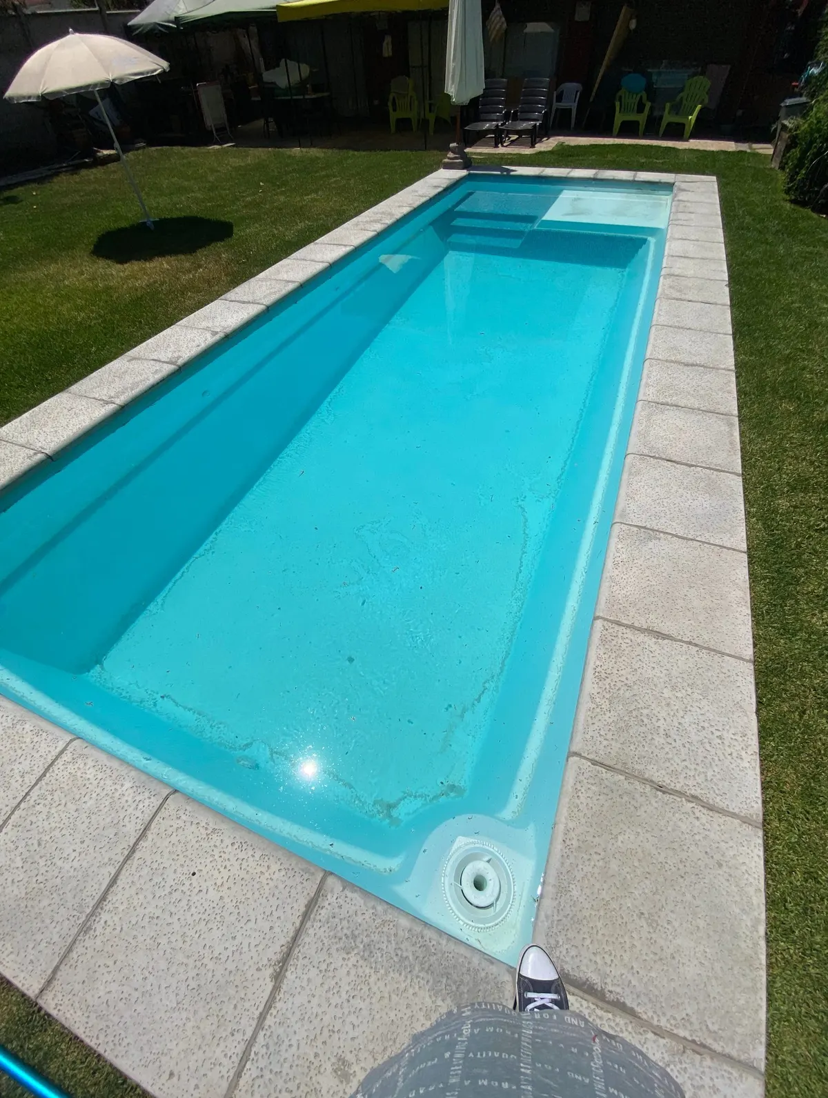 Piscina de fibra de vidrio